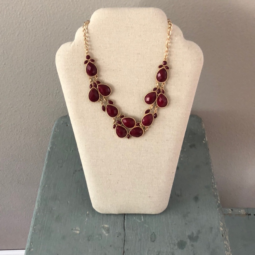 Red and gold necklace